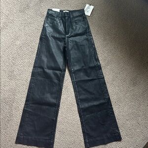 Joe's Jeans Black Wide-Leg Pants